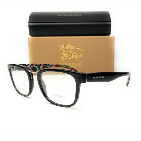 Burberry Men's Black Eyeglasses! - Picture 1 of 3